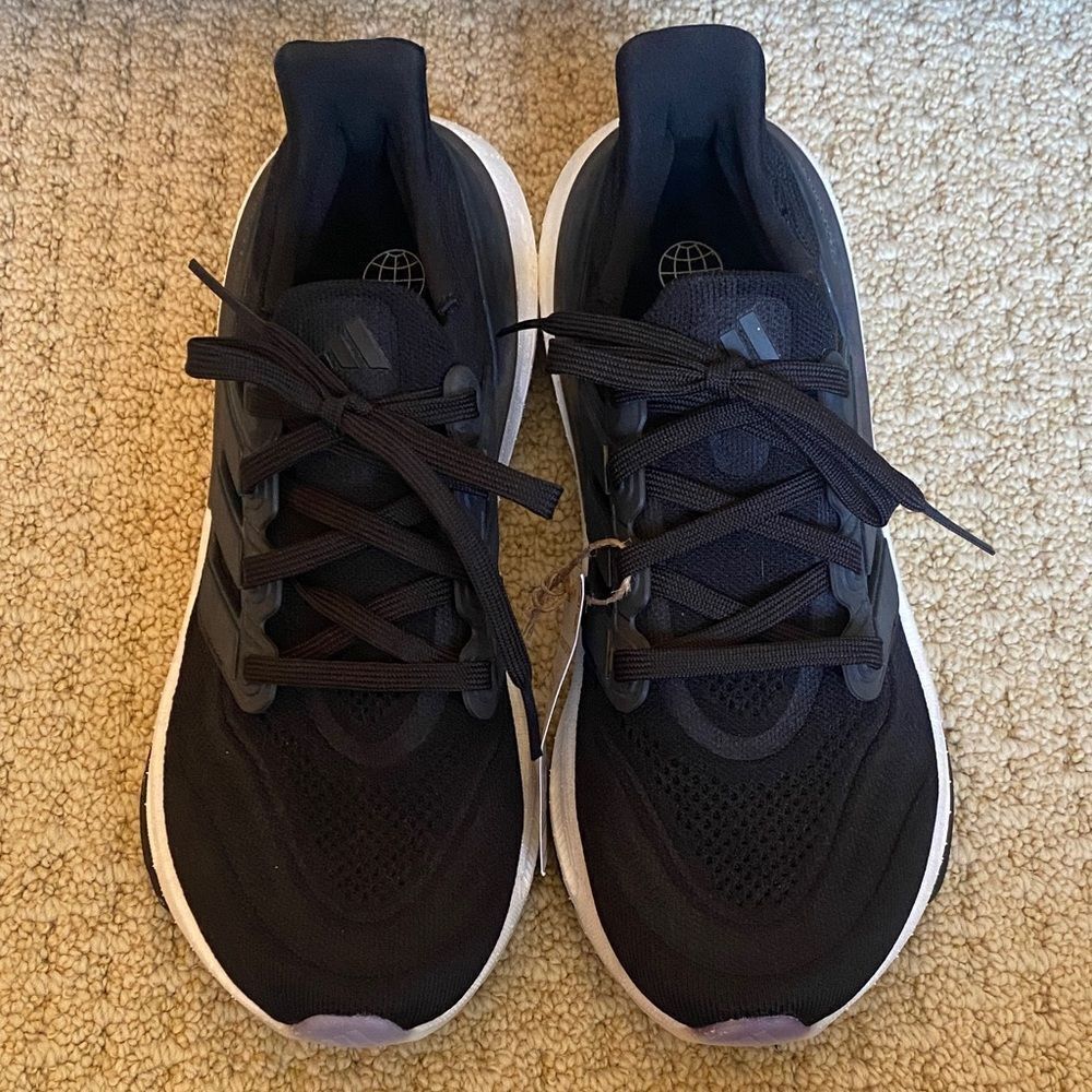 adidas Black and White Athletic Shoes